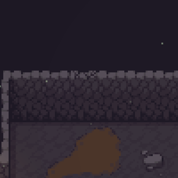 Mole Stronghold Floor 1 wall before a Sephiria secret room opens