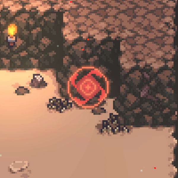 Wasteland Floor 4 red portal after the hidden route opens