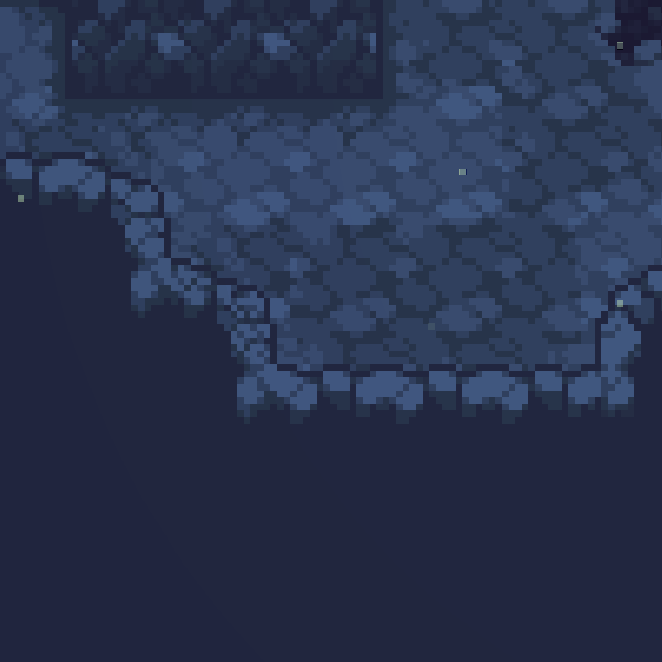 Rooted Cave Floor 5 lower wall before a Sephiria secret room opens
